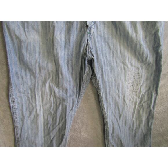 Vintage Key Imperial Herringbone Denim Coveralls Workwear Overalls Mens Tools - Picture 3 of 11